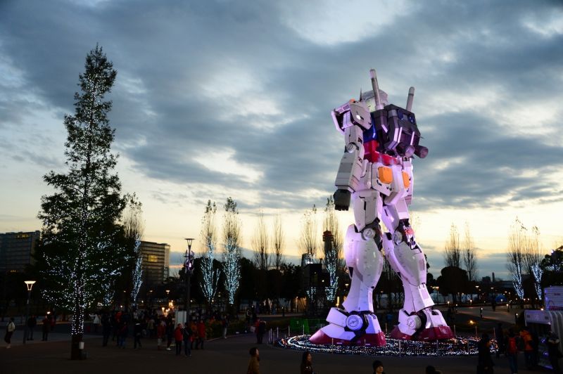 Nét oai vệ của Gundam